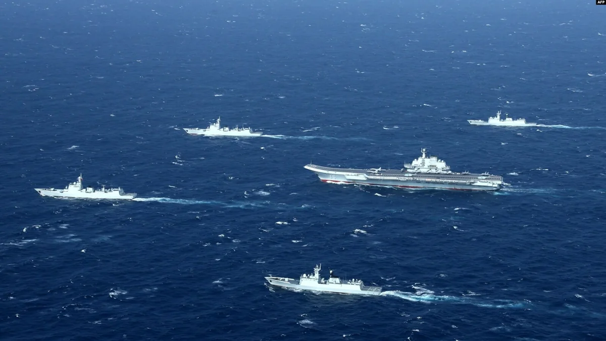 Китай ведет с Сингапуром военно-морские учения