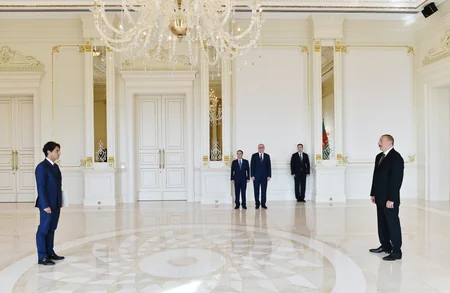 President Ilham Aliyev receives credentials of incoming Italian ambassador - UPDATED