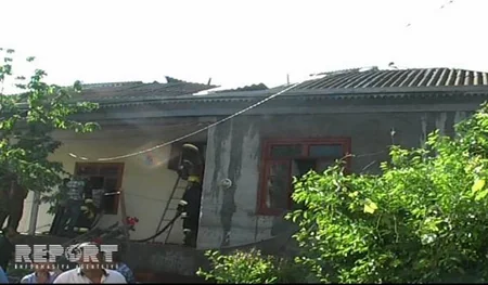 ​İmişli rayonunda 6 otaqlı ev yanıb - FOTO