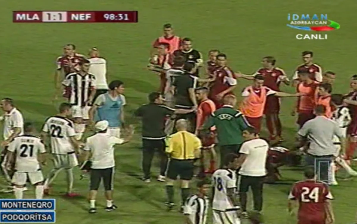 Mladost - Neftçi matçındakı dava ilə əlaqədar 3 futbolçuya qırmızı vərəqə göstərilib