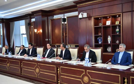 Ziyafət Əsgərov İran parlamentinin üzvləri ilə görüşüb