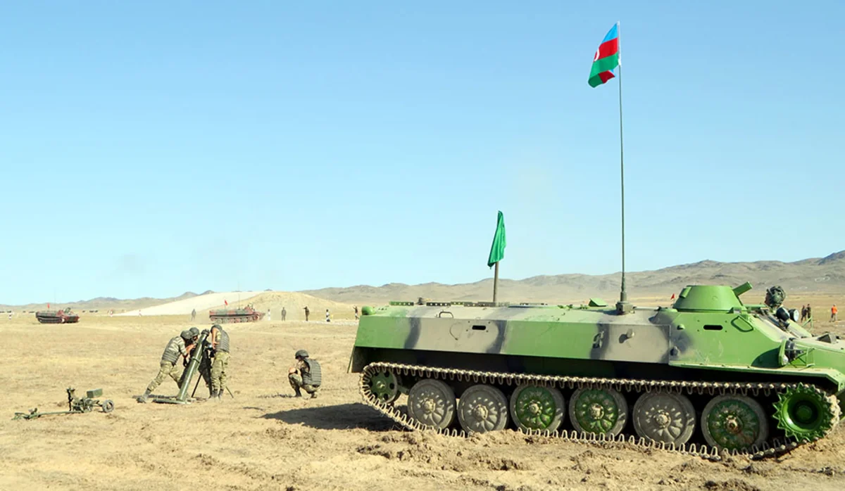 Azerbaijani artillerymen conduct night firing at 'Masters of Artillery Fire' contest