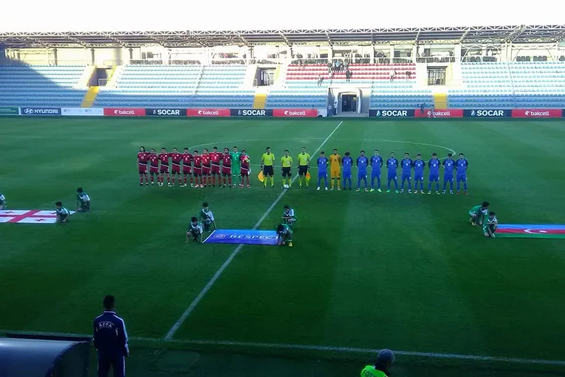 Сборная Азербайджана (U-20) проиграла Грузии