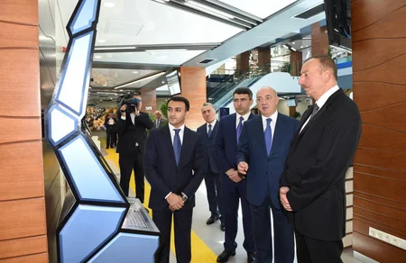Prezident İlham Əliyev Qəbələ regional “ASAN xidmət” mərkəzinin açılışında iştirak edib