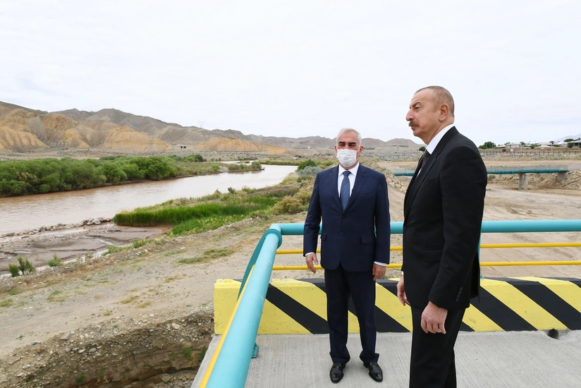 Prezident Ordubad Su Elektrik Stansiyasının tikintisi ilə tanış olub - YENİLƏNİB
