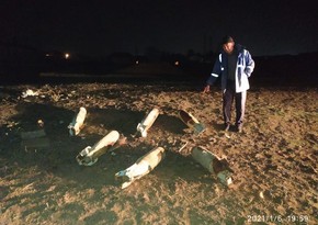 Ağcabədidə əl qumbarası, Ağstafada aviabombalar aşkarlandı