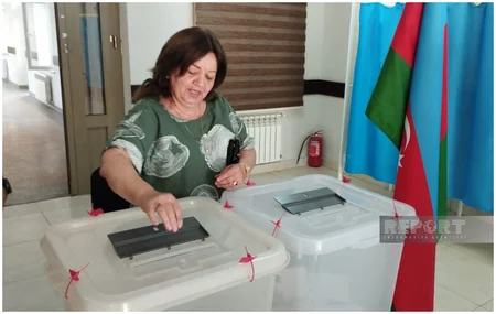 Kürdəmirdə seçki məntəqələrində seçici fəallığı müşahidə olunur