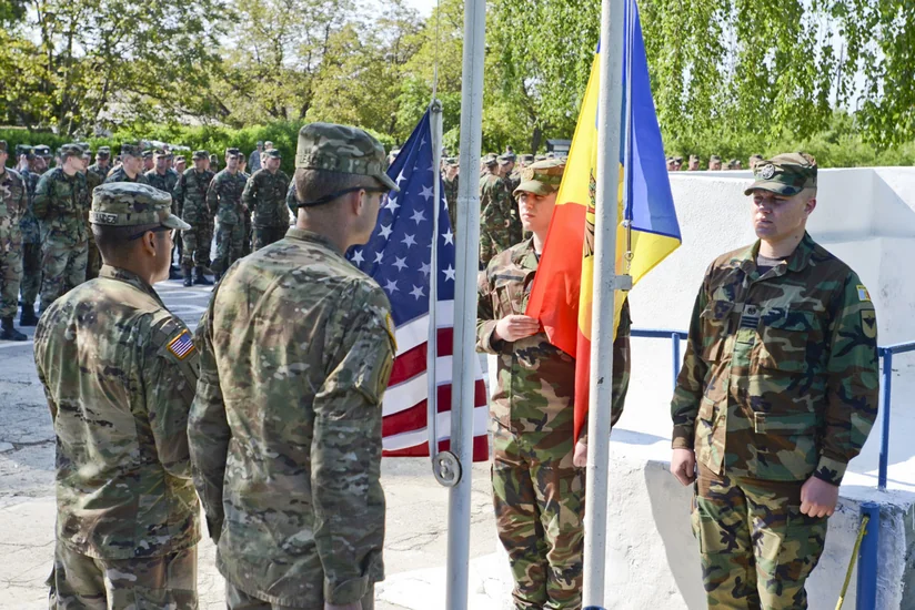 Военные США прибыли в Кишинев для проведения учений Peace Shield