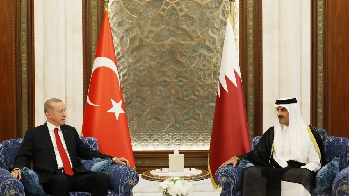 Türkiyə Prezidenti və Qətər Əmiri arasında danışıqlar olub