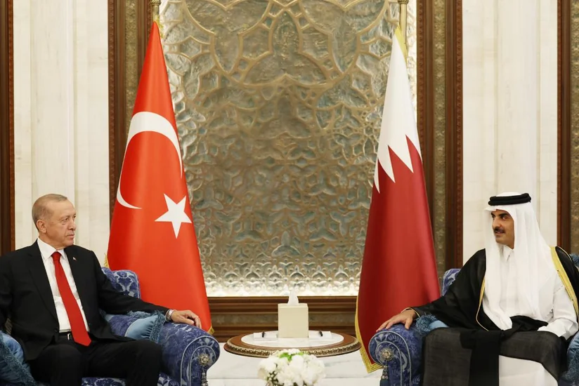 Türkiyə Prezidenti və Qətər Əmiri arasında danışıqlar olub