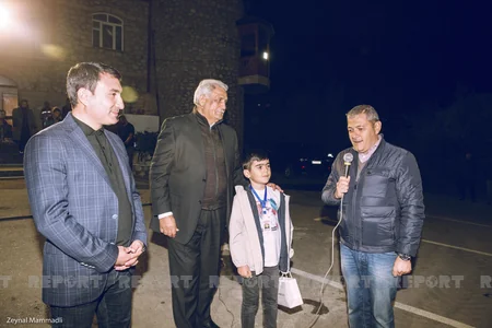 Vətən müharibəsi şəhidlərinin övladları Şuşada olub