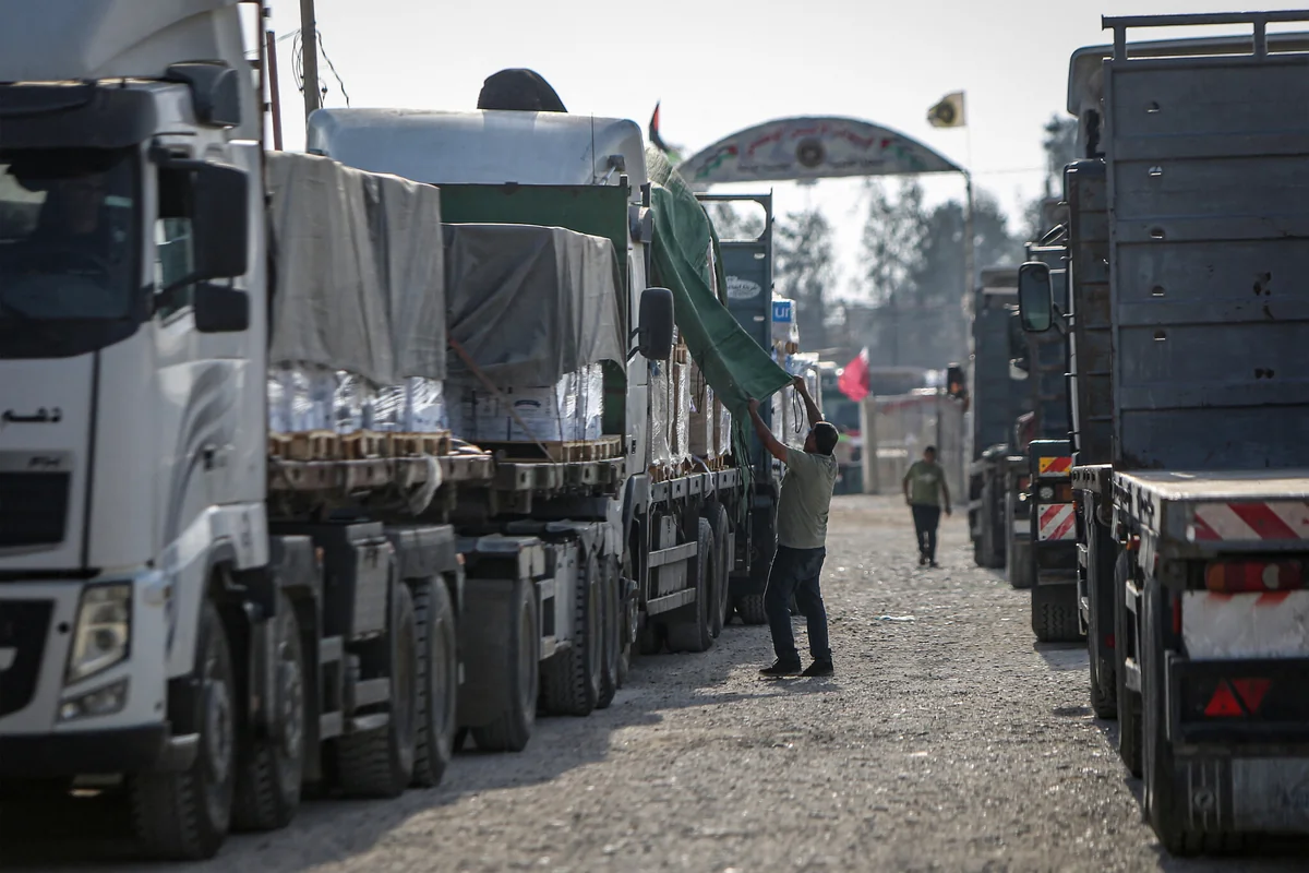 Israel allows over 400 trucks carrying humanitarian aid into Gaza