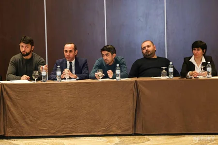 İdman Jurnalistlərinin Respublika Toplantısı keçirildi - FOTOLAR