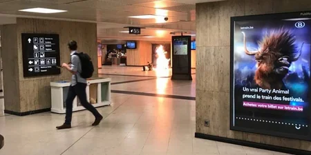 На центральном вокзале Брюсселя нейтрализован человек в поясе смертника - ВИДЕО