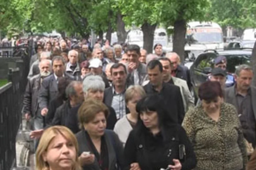 ​Ermənistanda fəhlələr oturaq aksiya keçirəcək