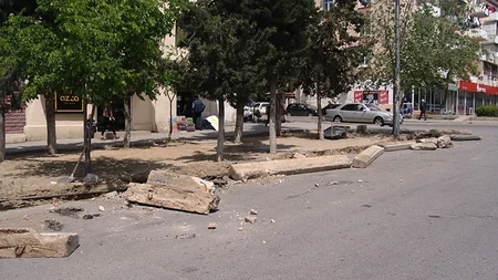 Bakıda daha bir yolun təmirinə başlanıb