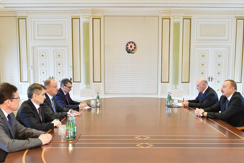 Президент Ильхам Алиев принял делегацию во главе с секретарем Совета безопасности России - ОБНОВЛЕНО