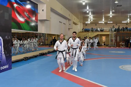 Azərbaycanın paralimpiya çempionu ustad dərsi keçib