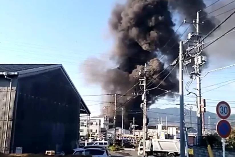 Yaponiyada kimyəvi zavodda partlayış olub, xəsarət alanlar var - VİDEO