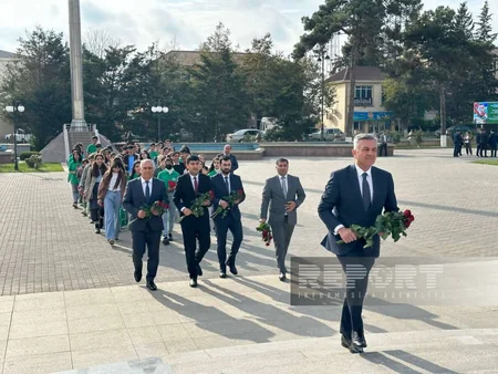 Biləsuvarda Heydər Əliyevin 100 illik yubileyinə həsr olunmuş bilik yarışması keçirilib