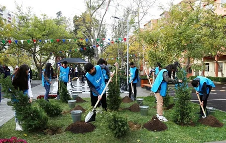 Bakıda daha bir həyət yenilənib