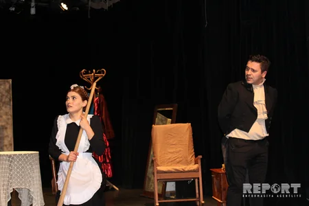 Tbilisidəki Azərbaycan teatrı yeni tamaşa təqdim edib - FOTO