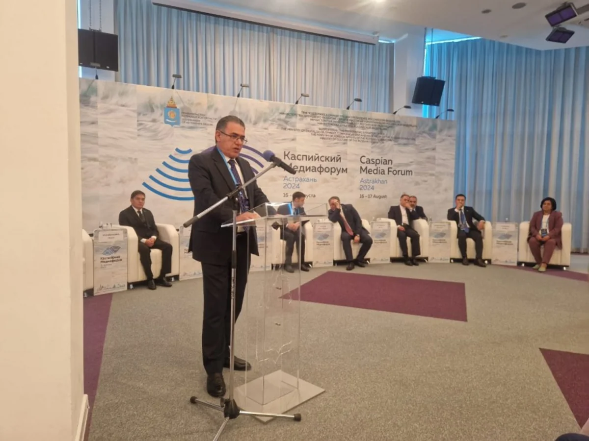 Azərbaycan nümayəndə heyəti Həştərxanda keçirilən IX Xəzər Media Forumunda iştirak edir
