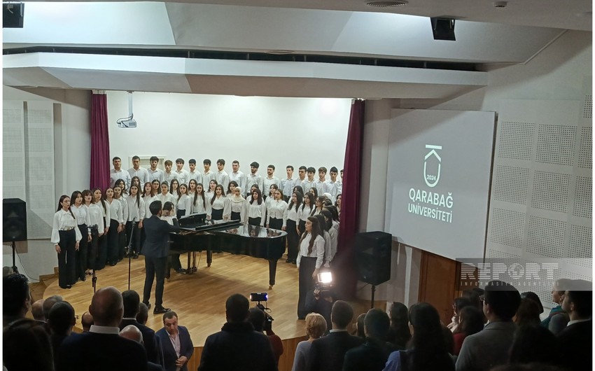 Xankəndidə Qarabağ Universitetinin yaradılmasının birinci ildönümü qeyd edilib - YENİLƏNİB