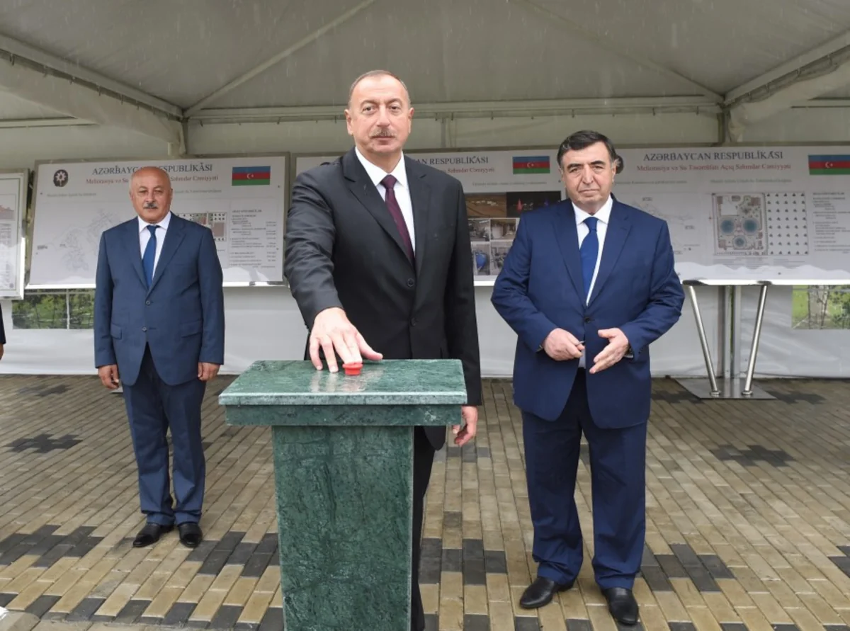 President of Azerbaijan launched Masalli city water supply system