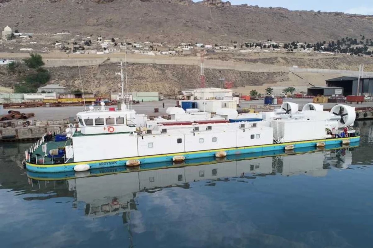 World's first self-propelled air cushion barge built in Azerbaijan