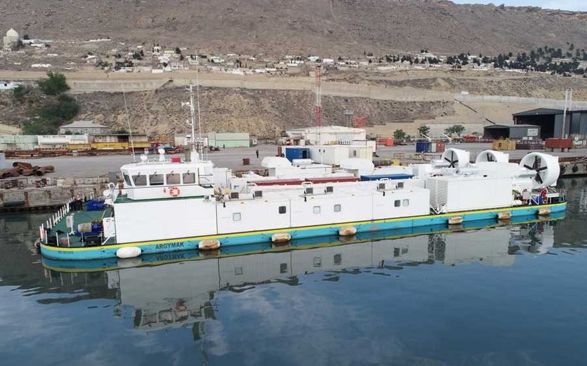 World's first self-propelled air cushion barge built in Azerbaijan
