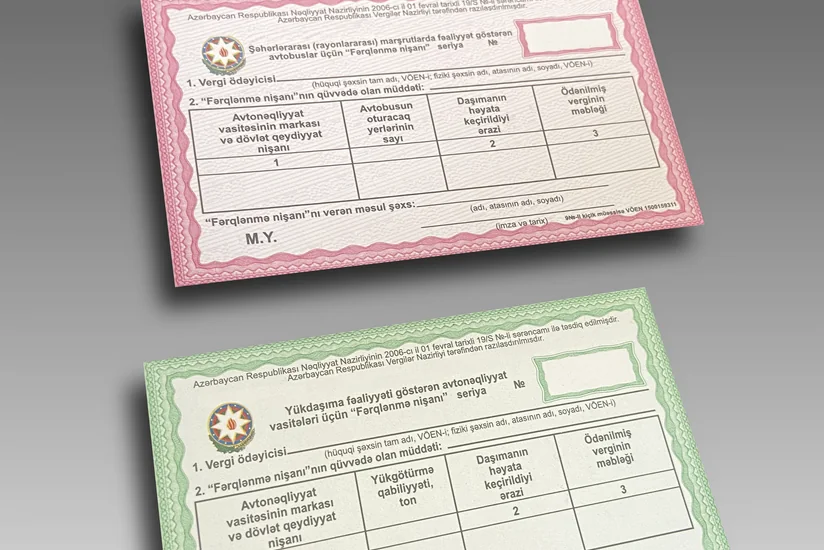 Azərbaycanda sürücülərə “Fərqlənmə nişanı”nın onlayn verilməsinə başlanılır