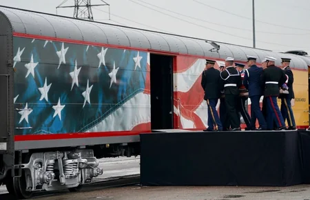 ABŞ-ın sabiq prezidenti Corc Buş (ata) Texasda dəfn edilib - FOTO - VİDEO