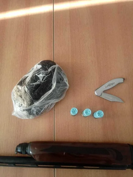 Azərbaycanın dövlət sərhədini pozan İran vətəndaşlarından silah və narkotik maddə aşkarlanıb