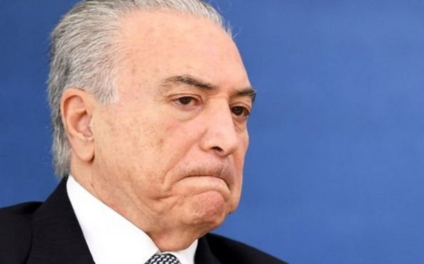 Braziliyanın yeni prezidenti də korrupsiyada ittiham olunur