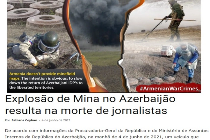 Azerbaijan's friends object to Armenian mine provocations