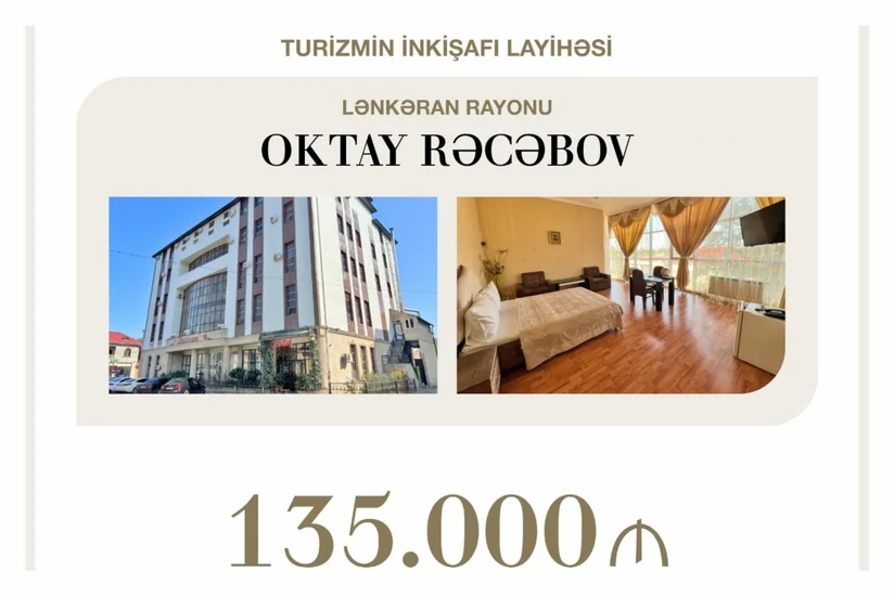 Lənkəranda turizmin inkişafı layihəsinə 135 min manat güzəştli kredit verilib