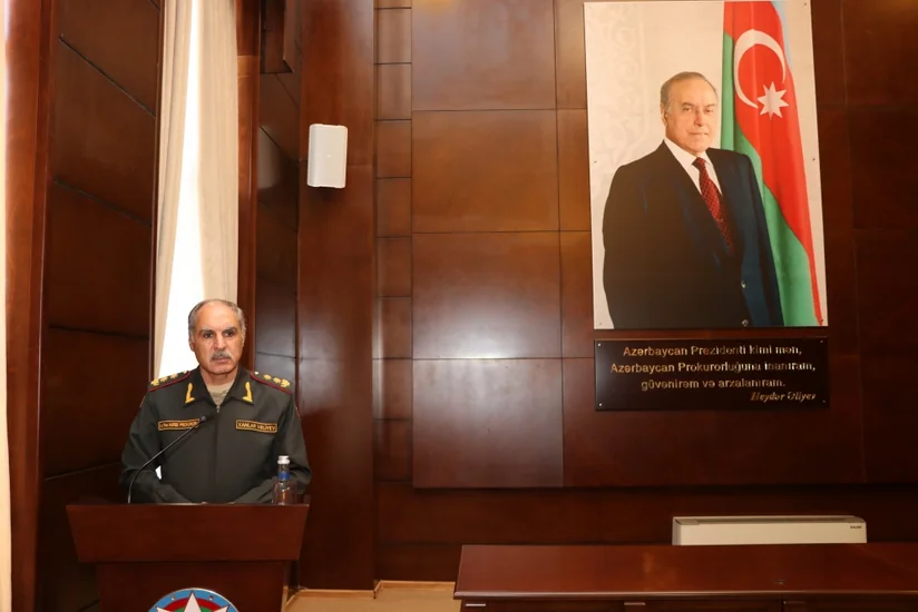 Hərbi Prokurorluqda qazilərlə görüş keçirilib