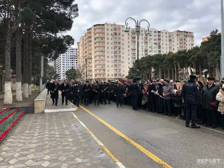 Abşeronda 20 Yanvar faciəsinin 30-cu ildönümü qeyd olunub - FOTO