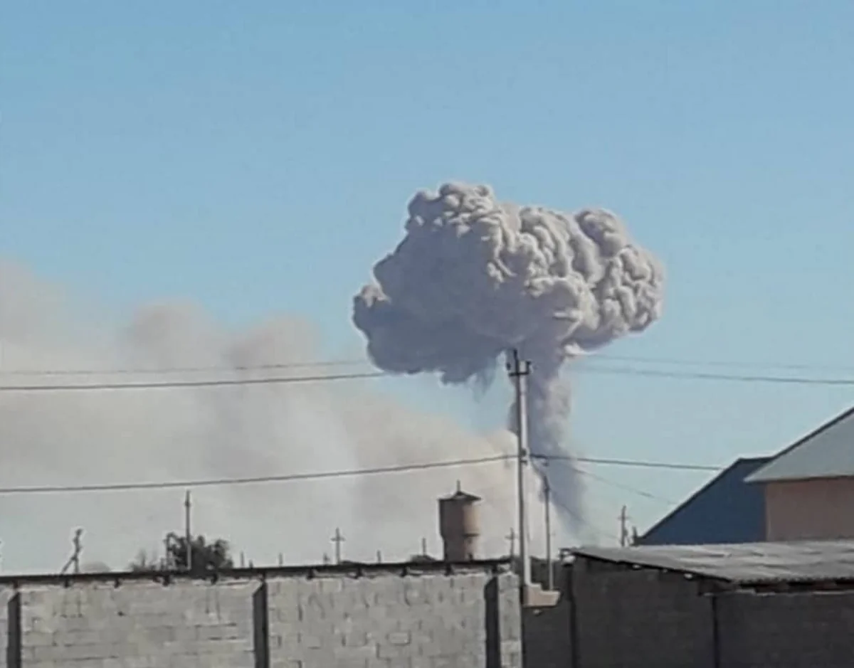 About 40-50 explosions thundered in the military unit in south Kazakhstan