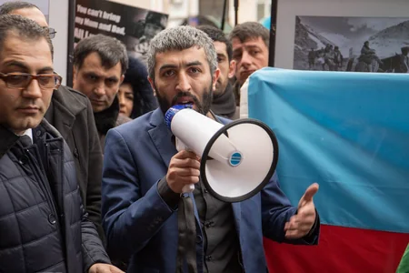 Ermənistanın Kiyevdəki səfirliyi qarşısında “Rədd ol Qarabağdan!” aksiyası keçirilib - VİDEO