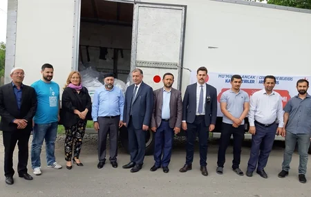 Türkiyənin dəstəyi ilə Gürcüstanda 1500-ə yaxın ailəyə Ramazan sovqatı paylanılıb