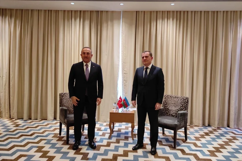 Azerbaijani and Turkish Foreign Ministers meet in Tajikistan