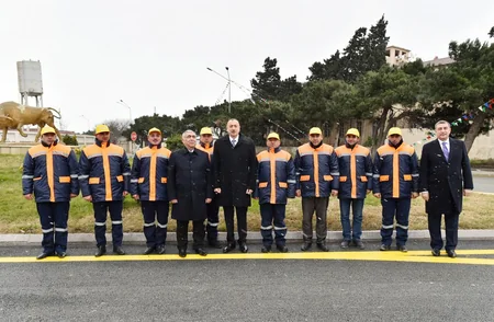 Prezident Sabunçu və Suraxanı rayonlarında yenidən qurulan avtomobil yollarının açılışında iştirak edib - YENİLƏNİB