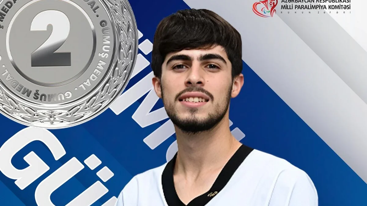 Azərbaycan parataekvondoçusu beynəlxalq turnirdə gümüş medal qazanıb