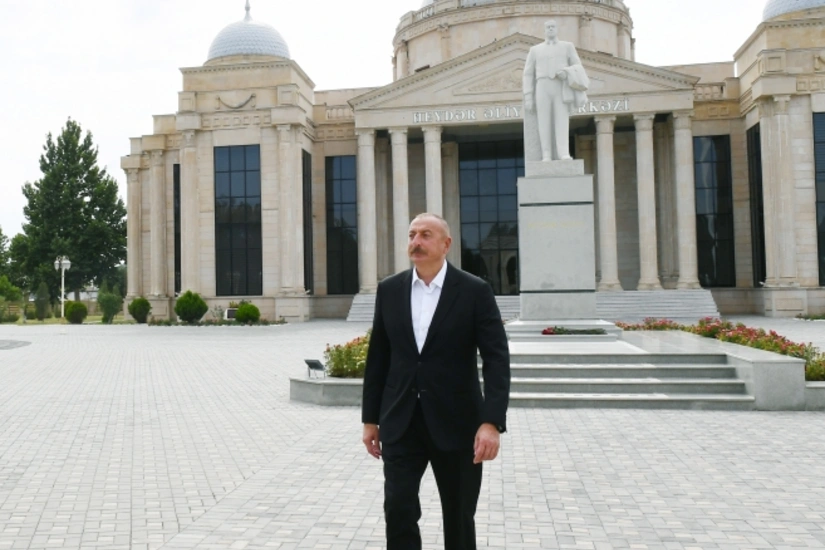President Ilham Aliyev visits Goranboy