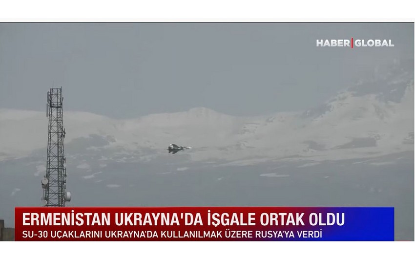 Ermənistan qırıcı təyyarələrini Ukraynaya qarşı istifadə üçün Rusiyaya verib