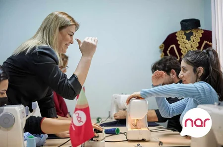 “Nar” nitq və eşitmə məhdudiyyətli şəxslər üçün peşə təliminə dəstək olub