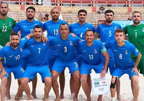 Azərbaycanın çimərlik futbolu millisi Avropa Superfinalına vəsiqə qazanıb