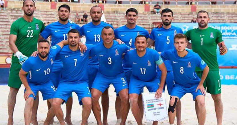 Azərbaycanın çimərlik futbolu üzrə millisi Avropa Superfinalına vəsiqə qazanıb